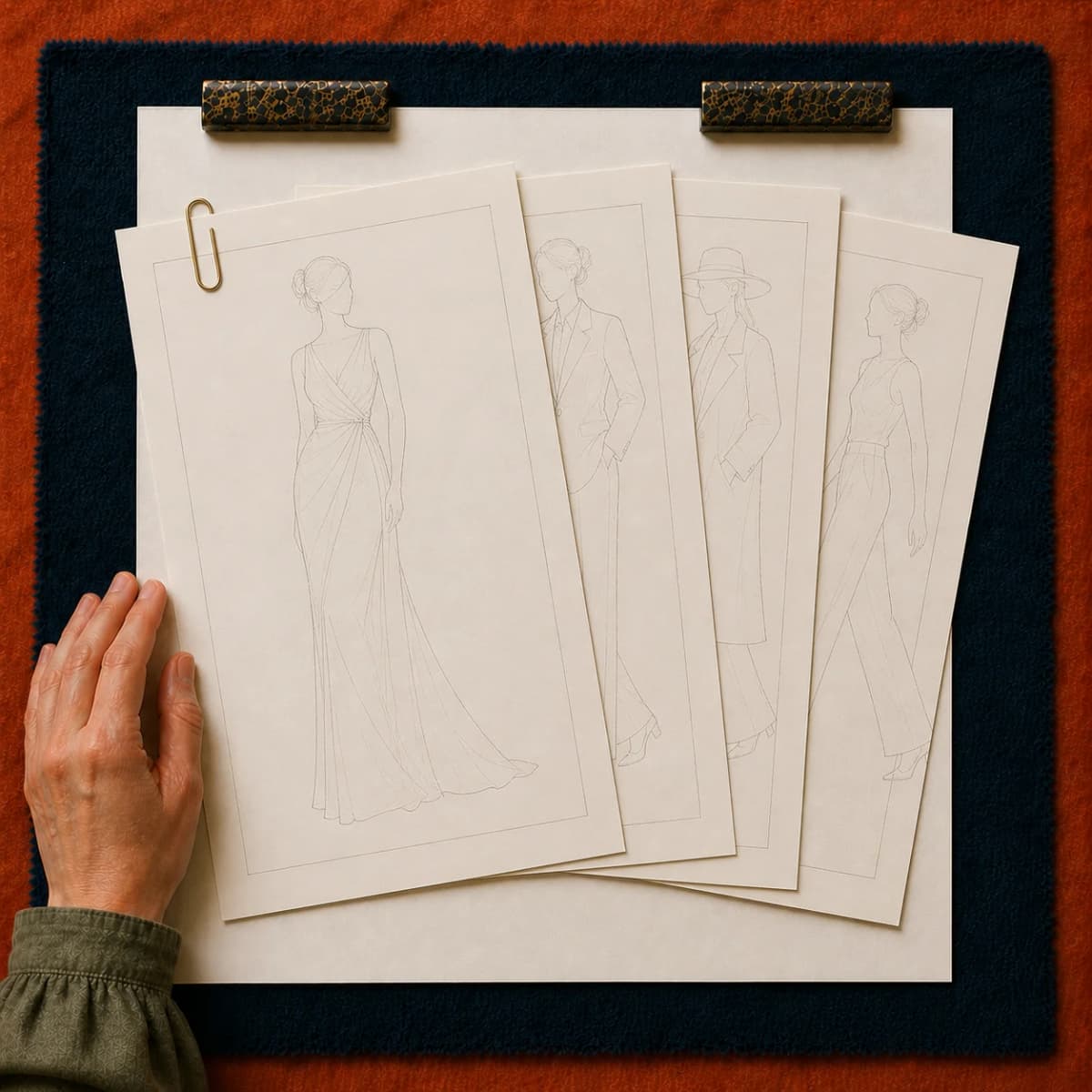 Bonus 1 - 10 Printable Pose Templates