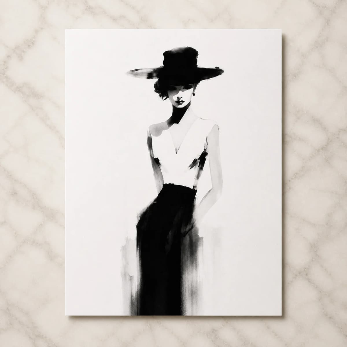 Watercolor fashion example 3