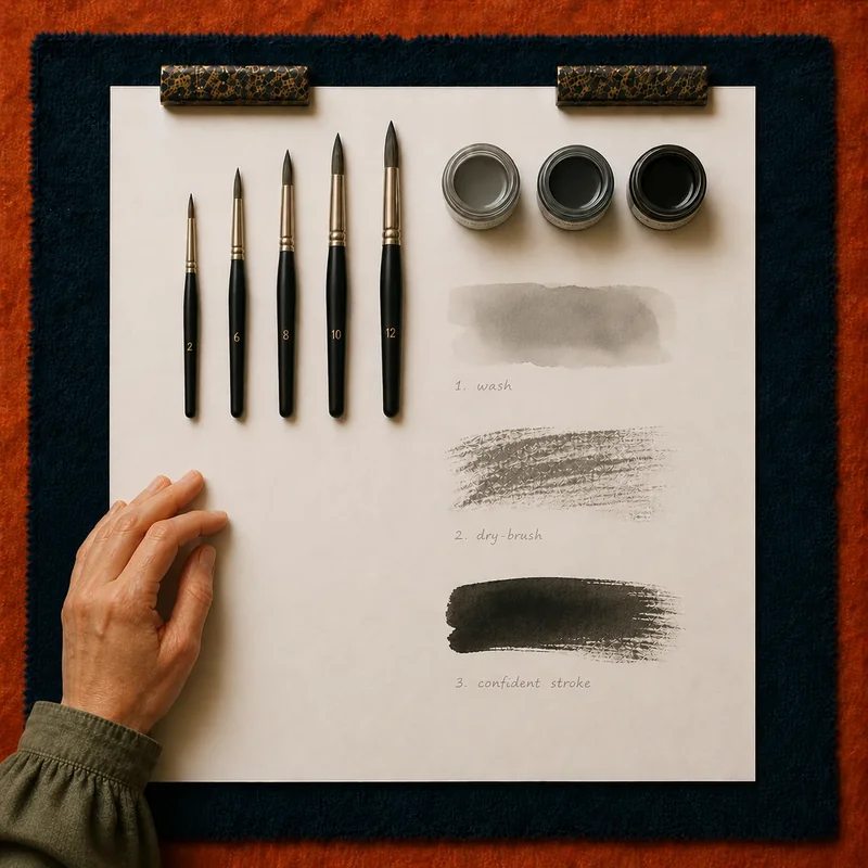 Bonus 3 - The Brushwork & Ink Guide